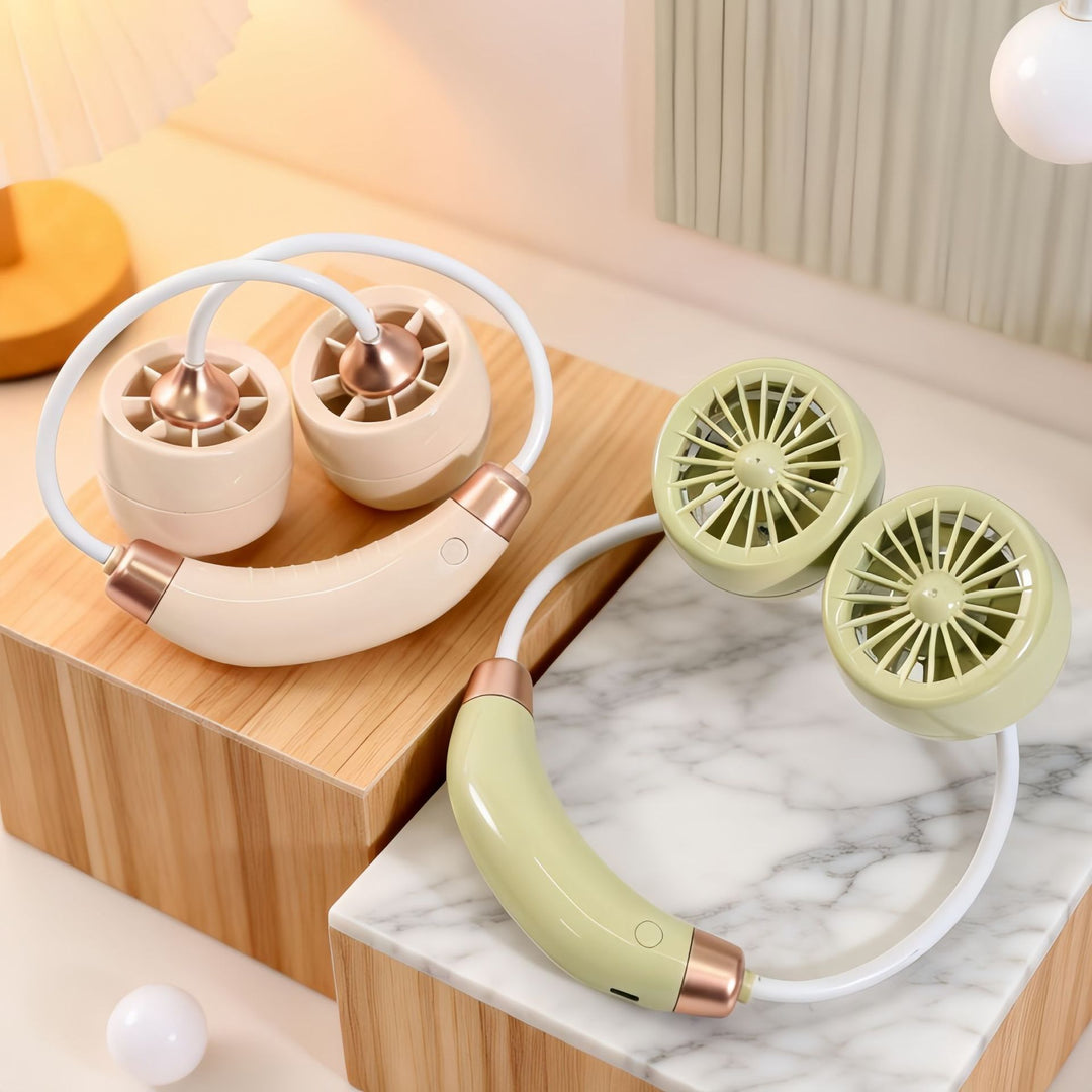 Ladies Portable Neck Fan with Flexible Design Kalsten