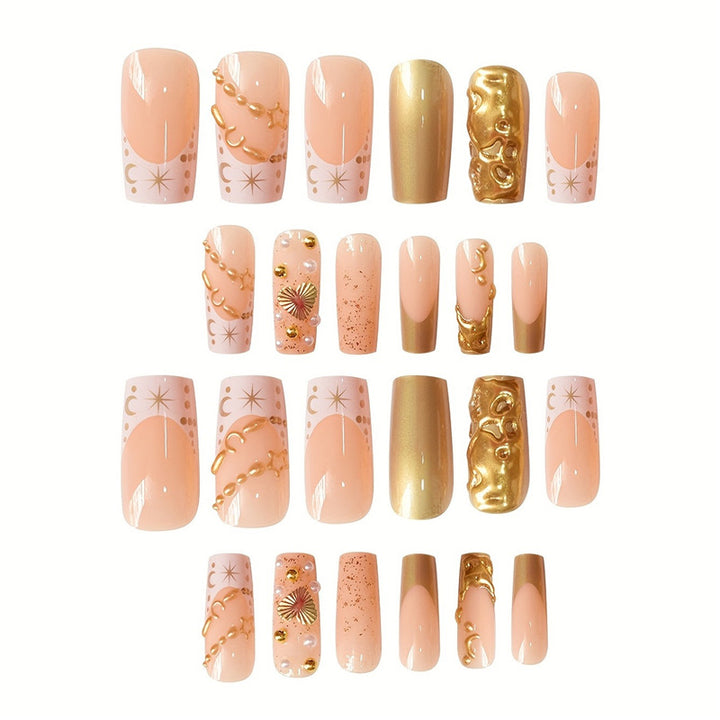 Decorative Gold Embellished Nail Art Kit Kalsten