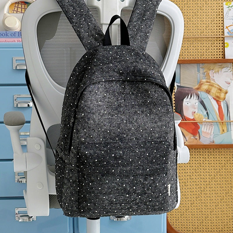 Stylish Polka Dot Everyday Backpack Kalsten