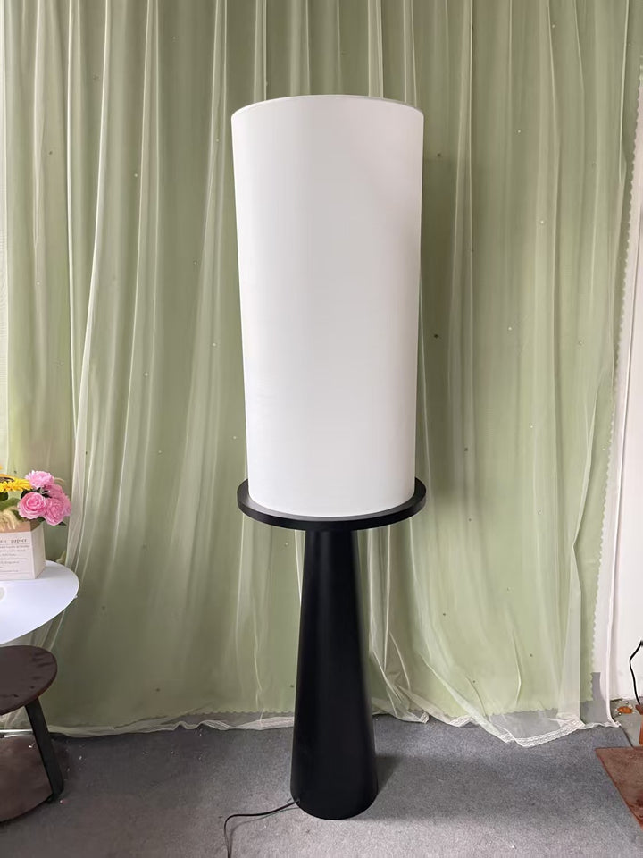 Modern Minimalist Floor Lamp with Integrated Side Table