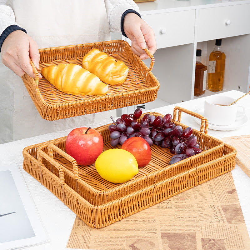 Handwoven Serving Tray Kalsten