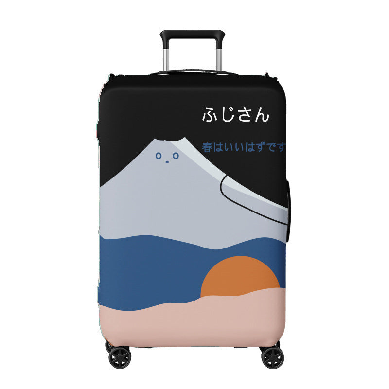 Unisex hard-shell travel suitcase with creative ice cream design Kalsten