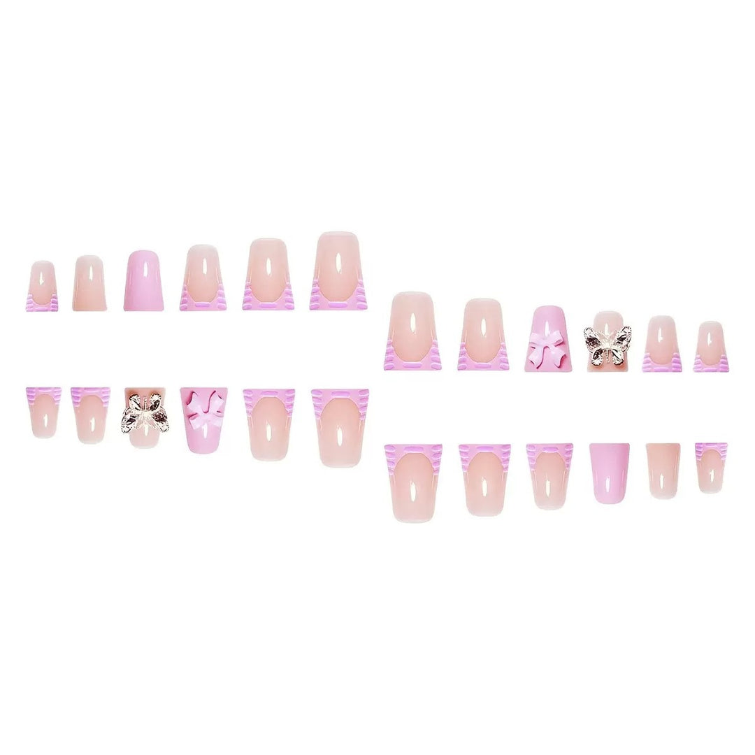 3D Floral Press-On Nail Art Set Kalsten