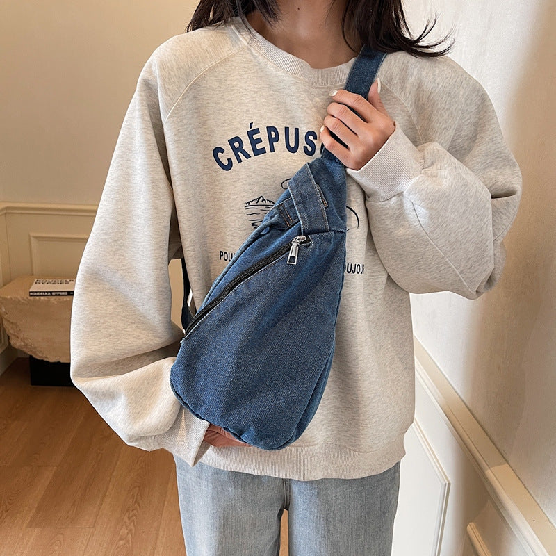 Casual Denim Sling Bag Kalsten
