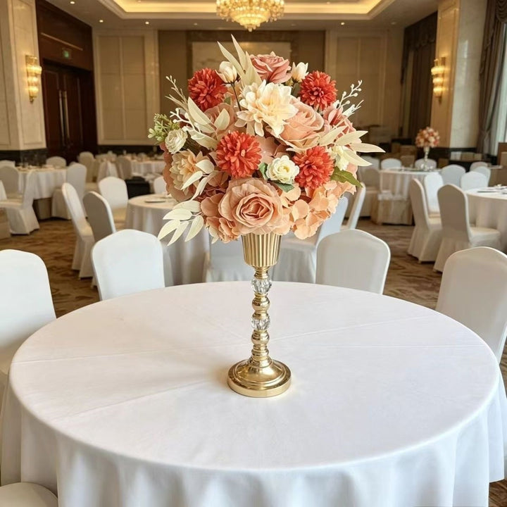 Luxurious Floral Arrangement with Decorative Stand