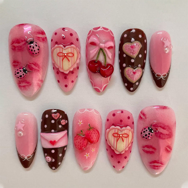 Fantasy-Themed Press-On Nail Art Set Kalsten
