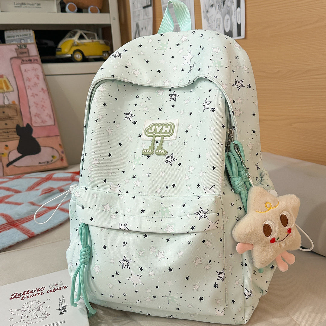 Stylish Star-Printed Backpack Kalsten 1791205440