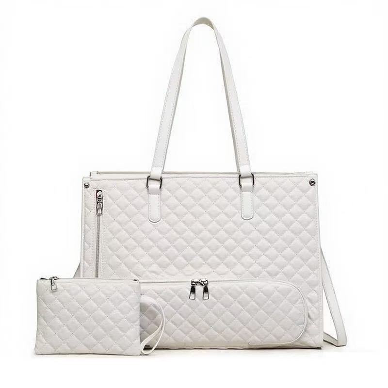 Insulated Quilted Lunch Tote Bag Kalsten