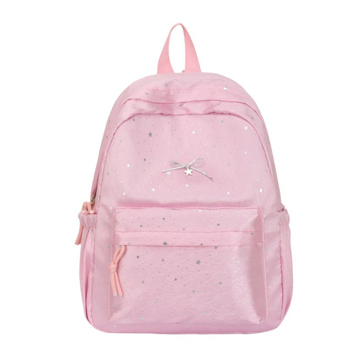 Stylish Sparkling Bow-Embellished Backpack Kalsten