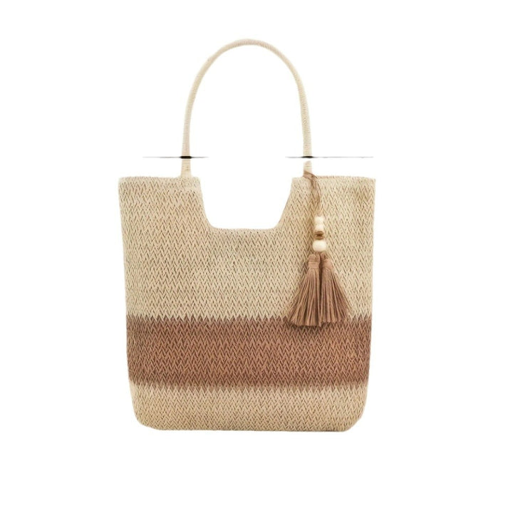 Handmade Macrame Bag with Decorative Fringes Kalsten