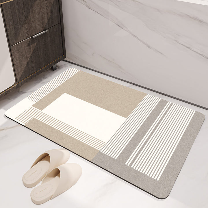 Geometric Abstract Bath Mat Kalsten