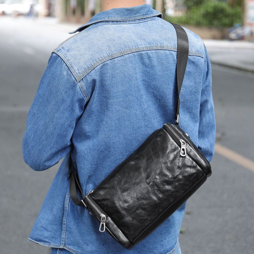 Premium Leather Crossbody Bag