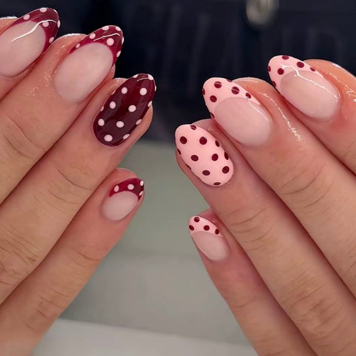 Polka Dot Design Press-On Nails Kalsten