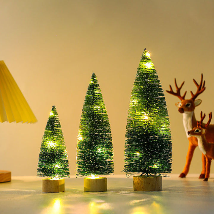 Illuminated Decorative Miniature Christmas Trees Kalsten
