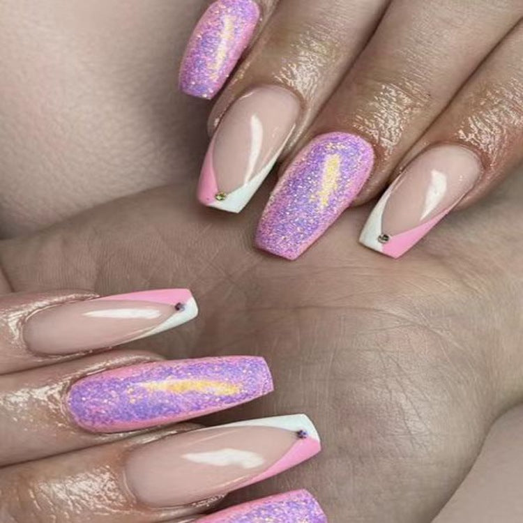 Decorative Glittery Press-On Nail Art Kalsten