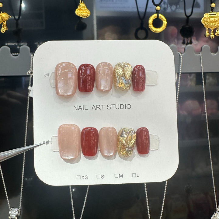 Glamorous Press-On Nail Set Kalsten