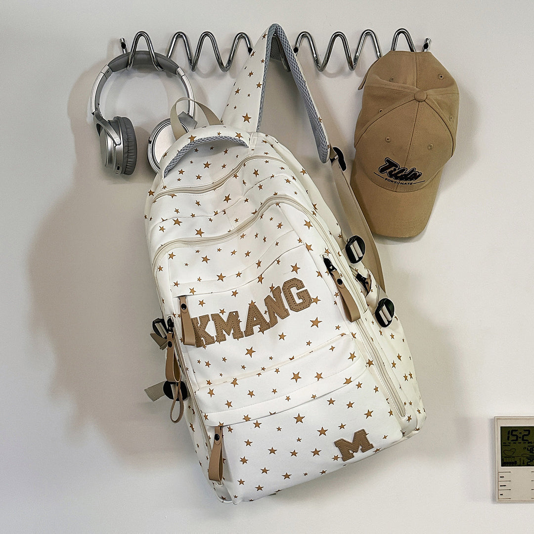 Trendy Star-Patterned Backpack Kalsten