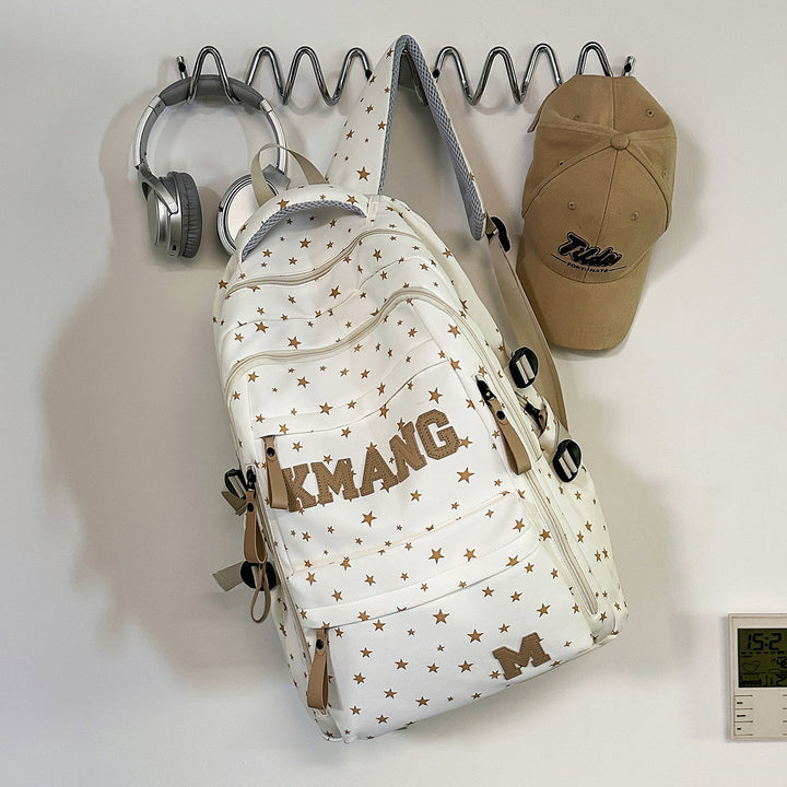 Trendy Star-Patterned Backpack Kalsten