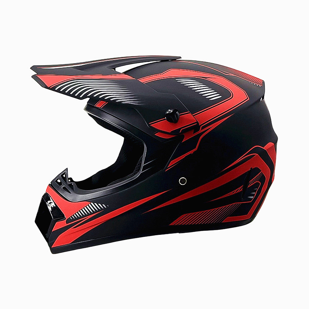 full-face motocross helmet with extended visor and reinforced chin guard Kalsten