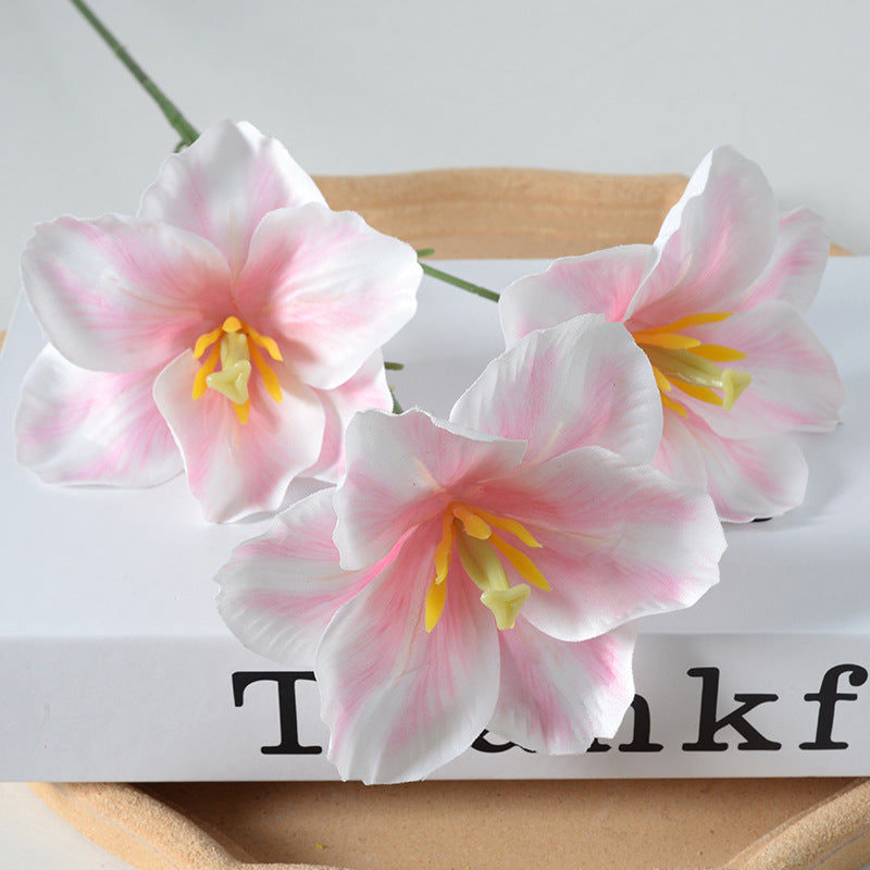 Decorative Faux Tulip Stem Bouquet