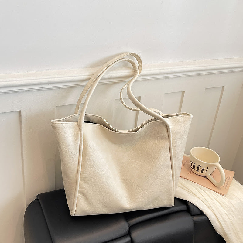 Stylish Vegan Leather Tote Bag