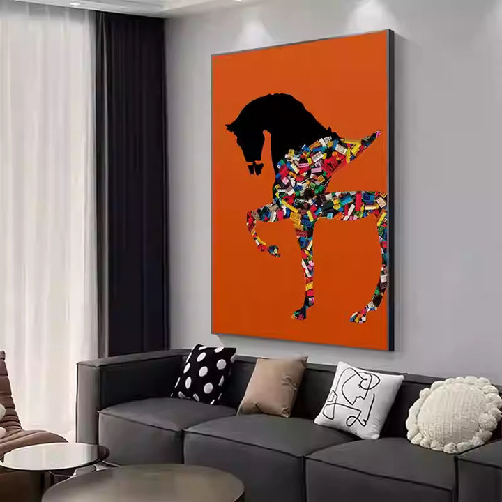 Panther-Themed Canvas Wall Art