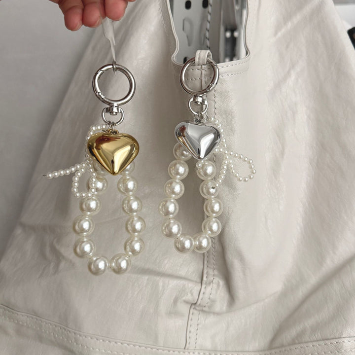 Elegant Pearl Charm Keychain Kalsten