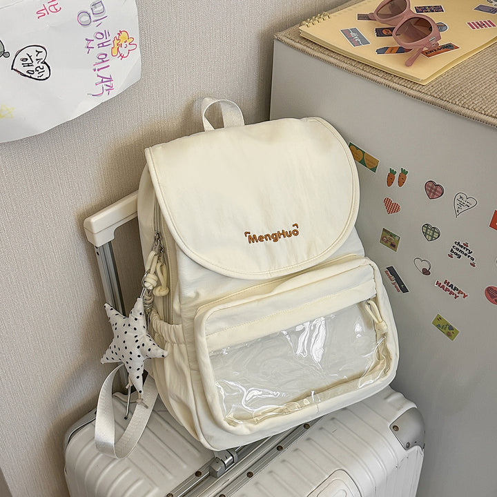 Stylish Transparent Utility Backpack Kalsten