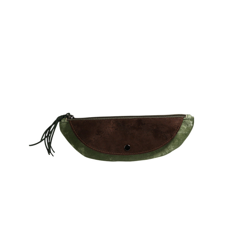 Elegant Leather Pencil Pouch