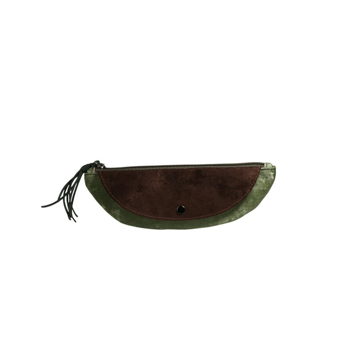 Elegant Leather Pencil Pouch
