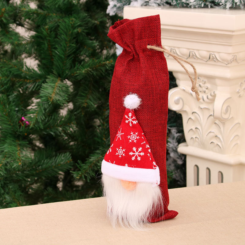 Decorative Holiday Wine Bottle Cover Kalsten
