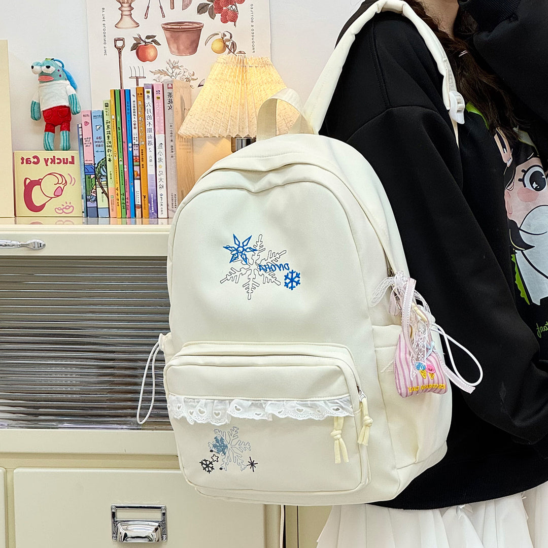 Stylish Embroidered Casual Backpack Kalsten