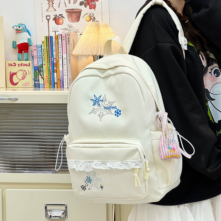 Stylish Embroidered Casual Backpack Kalsten