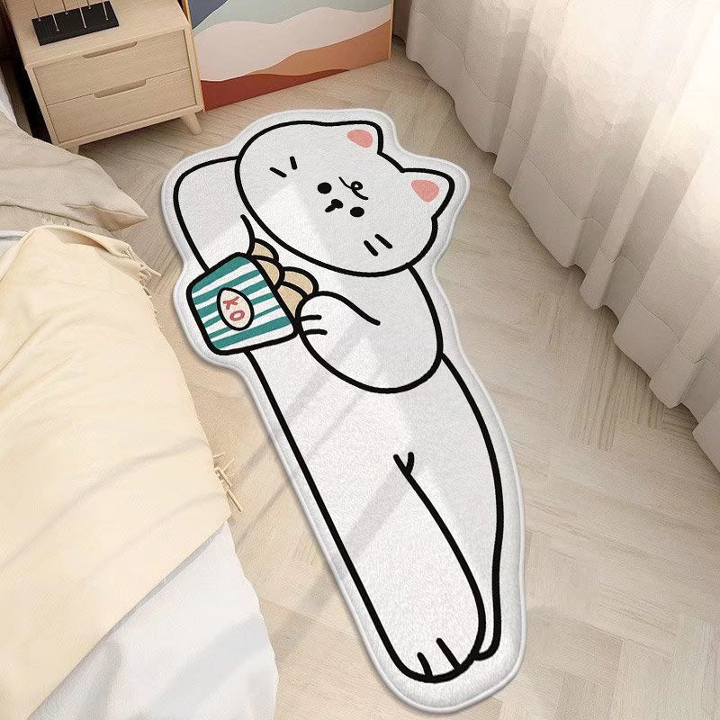 Cute Cat-Shaped Area Rug Kalsten