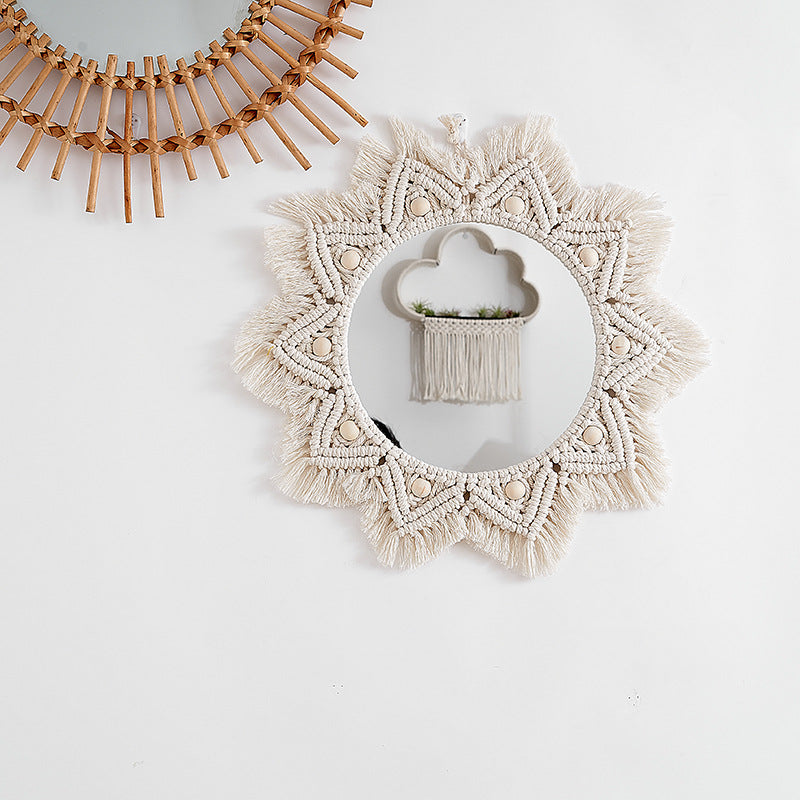 Macrame Wall Mirror Kalsten