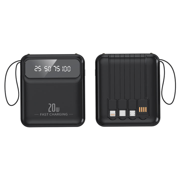 Portable power bank with integrated multifunction charging technology Kalsten