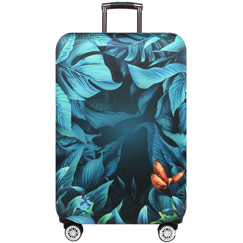 Women Hard Shell Suitcase with Exotic Plant Pattern Kalsten