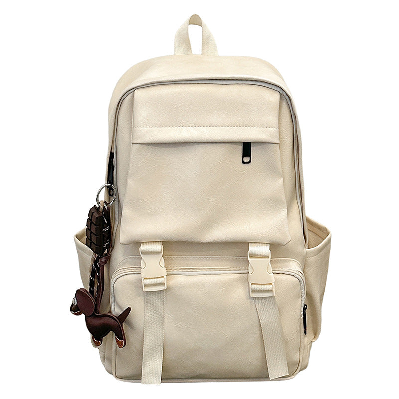 Vintage-Style Leather Backpack Kalsten