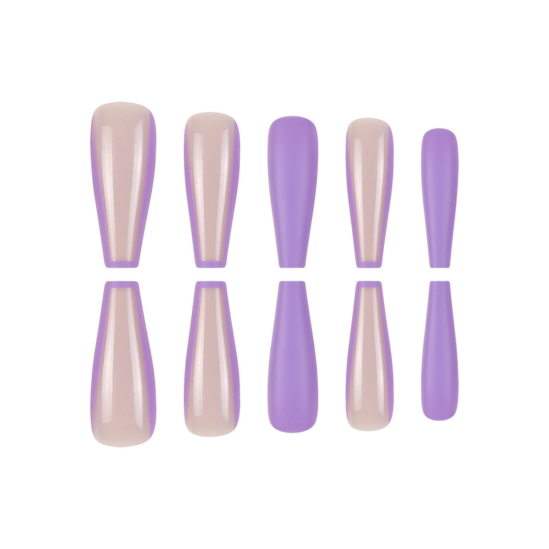 Elegant Matte Long Stiletto Nail Tips Kalsten