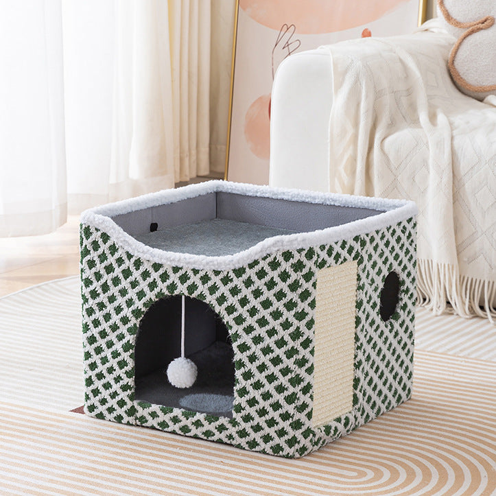 Cozy Plush Cat Hideout Kalsten