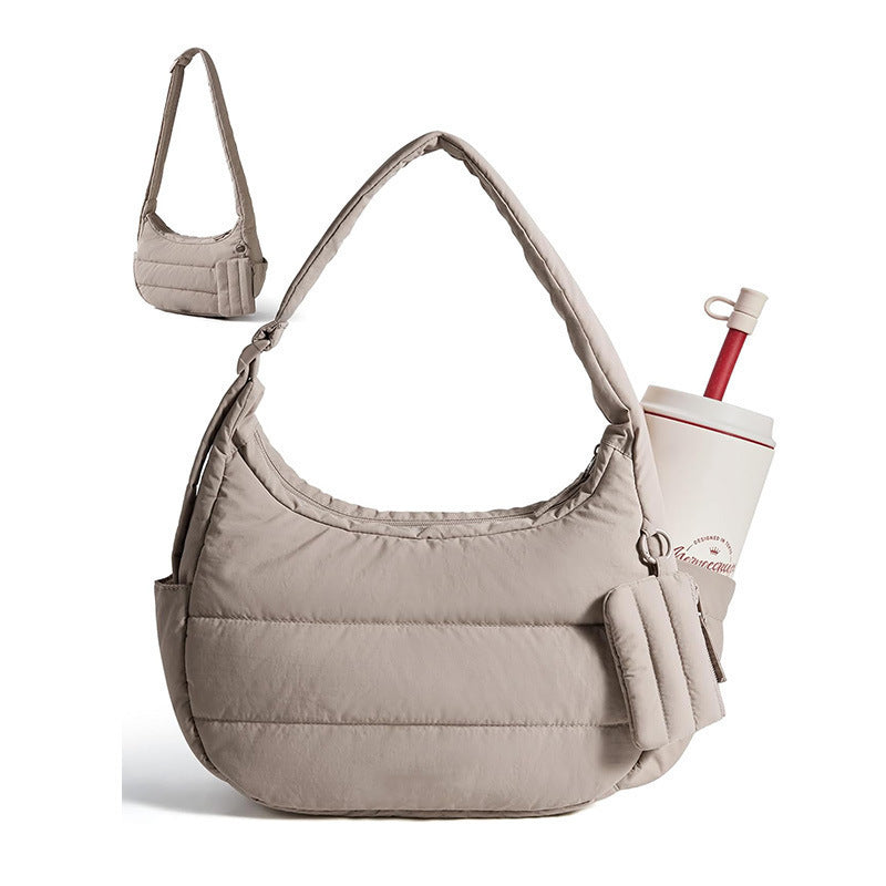 Practical shoulder bag with insulating properties and drink compartment Kalsten