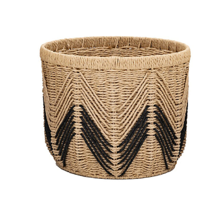 Handwoven storage basket made of natural materials Kalsten