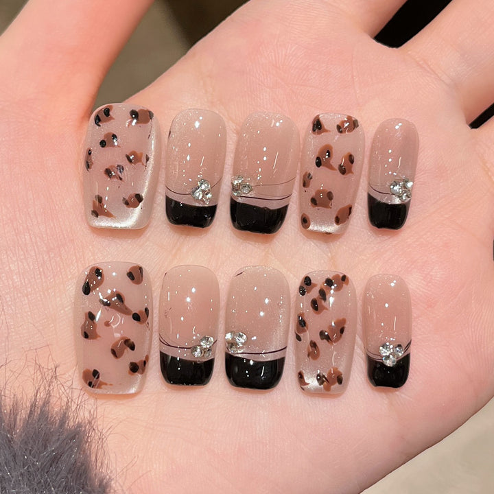 Elegant Nail Art Extensions with Pearl Accents Kalsten
