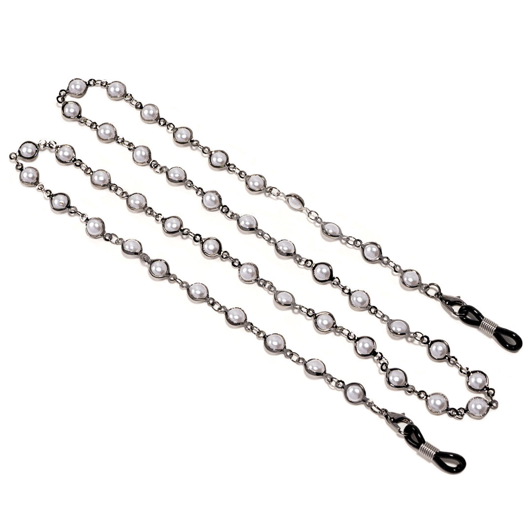 Elegant Pearl Beaded Eyewear Chain Kalsten