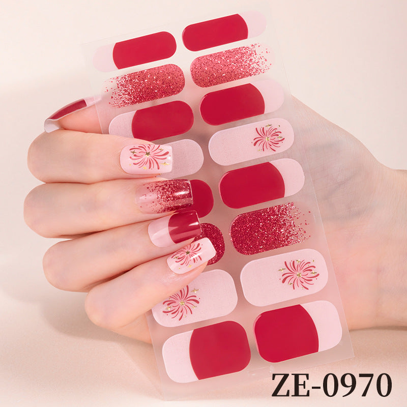 Holiday-Themed Nail Wraps