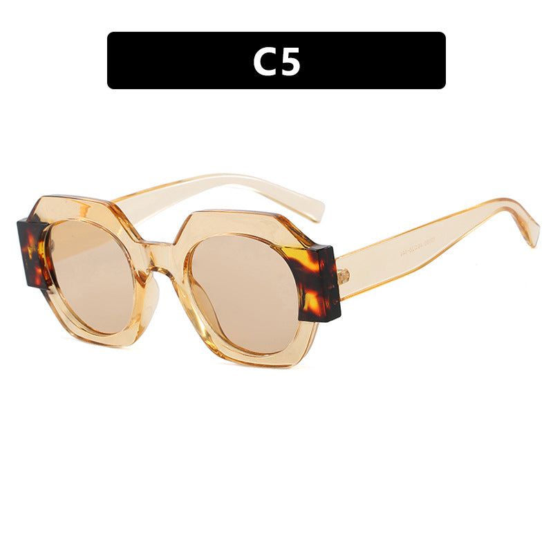 Ladies trendy sunglasses in hexagonal design Kalsten