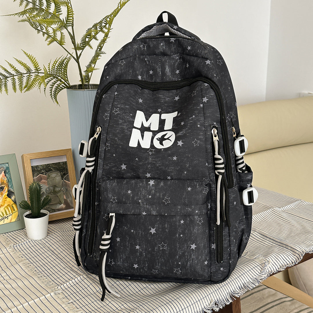 Stylish Star-Embellished Casual Backpack Kalsten 1791206135