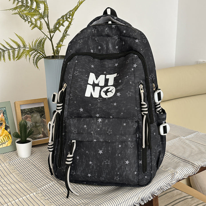 Stylish Star-Embellished Casual Backpack Kalsten 1791206135