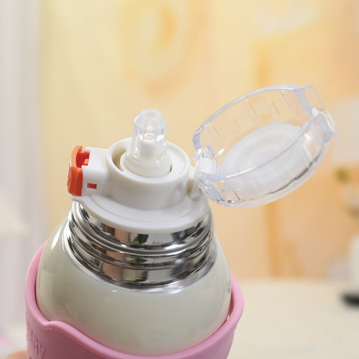 Insulated children's drinking bottle with detachable carrying system Kalsten