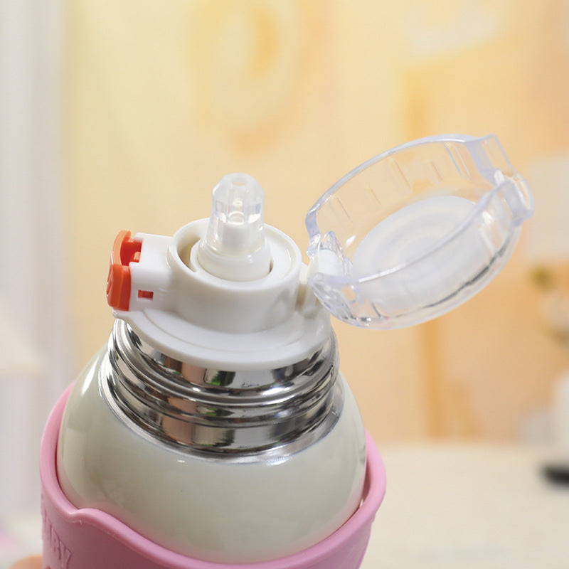 Women's funny insulated bottle with integrated carrying strap Kalsten